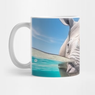 Rhinoceros Animal Fun Nature Playing Mug